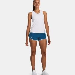 Under Armour Women's Fly-By 2.0 Shorts Varsity Blue / Blizzard / Reflective -Sports Equipment Discount Store 1350196426 3