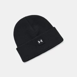 Under Armour Kids' UA Halftime Beanie Black / White