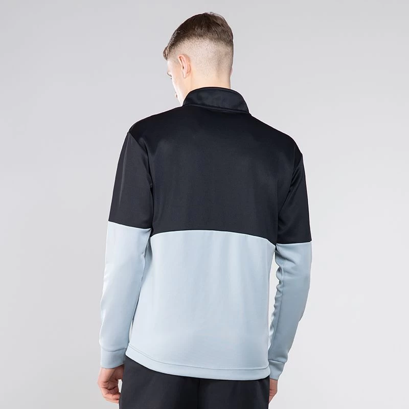 Men's Cody Hybrid Half Zip Top Black / Grey / Red 4 Men's Cody Hybrid Half Zip Top Black / Grey / Red - Image 2