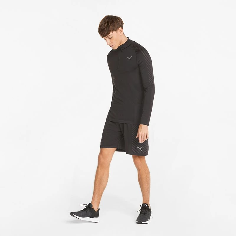 Puma Men's Formknit Seamless Half-Zip Training Top Black 5 Puma Men's Formknit Seamless Half-Zip Training Top Black - Image 3
