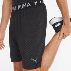 Puma Men's Formknit Seamless 7" Training Shorts Black -Sports Equipment Discount Store 521559 01 mod04