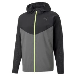Puma Men's Run Reflective AOP Woven Jacket Castlerock / Black