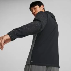 Puma Men's Run Reflective AOP Woven Jacket Castlerock / Black -Sports Equipment Discount Store 522409 15 mod05