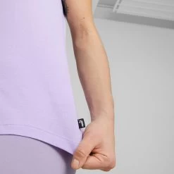 Puma Women's Essentials Logo T-Shirt Cornflower Blue -Sports Equipment Discount Store 586775 70 mod05