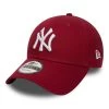 New Era New York Yankees Essential 9FORTY Cap Maroon / White -Sports Equipment Discount Store 80636012
