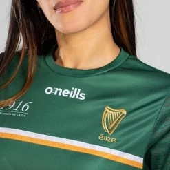 New 1916 Commemoration Women's Fit Jersey Green -Sports Equipment Discount Store am3a0016