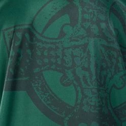 Celtic Cross Hooped Kids' Jersey Green / White -Sports Equipment Discount Store am3a1595