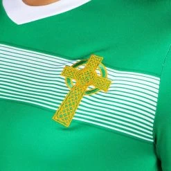 Celtic Cross Hooped Women's Jersey Green / Amber -Sports Equipment Discount Store am3a9988