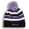 Beacon Bobble Hat Black / Purple / White -Sports Equipment Discount Store beacon 3s booble hat blk purple wht