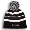 Kids' Beacon Bobble Hats Black / White -Sports Equipment Discount Store beacon 3s booble hat blk wht tone wht