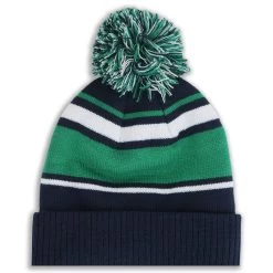 Boulder Bobble Hat Marine / Green / White -Sports Equipment Discount Store boulder 083 knitted bobble hat mar grn wht 4