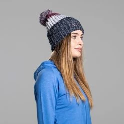 Bowen Bobble Hat Marine White Maroon -Sports Equipment Discount Store bowen bobble hat marl mar wht maroon 2