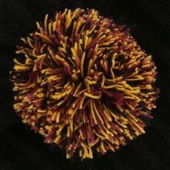 Darcy Bobble Hat Black / Maroon / Amber -Sports Equipment Discount Store darcy 083 bobble hat blk mro amb p4 1