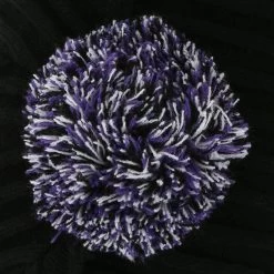 Kids' Darcy Bobble Hat Black / Purple / White -Sports Equipment Discount Store darcy 083 bobble hat blk pur whi p4 1