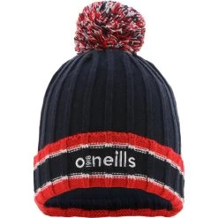 Kids' Darcy Bobble Hat Marine / Red / White