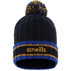 Kids' Darcy Bobble Hat Marine / Royal / Amber