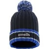 Darcy Bobble Hat Marine / Royal / White