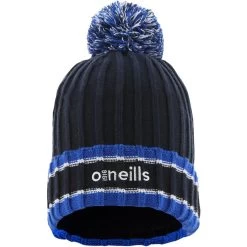 Darcy Bobble Hat Marine / Royal / White