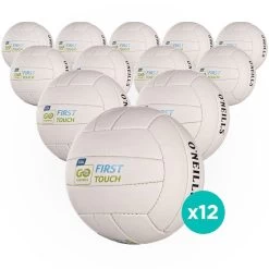 First Touch Football White 12 Pack