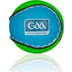 First Touch Hurling Ball Green / Blue 12 Pack -Sports Equipment Discount Store first touch hurl ball flo green sky 3 1