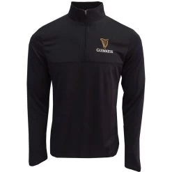 Guinness Performance 1759 Quarter Zip Top Black
