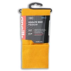 Koolite Max Premium Sports Socks Amber -Sports Equipment Discount Store kmpr s01 0 gen amxxxx adlt p3 1