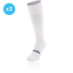 Kids' Koolite Max Premium Sports Socks 3 Pack White