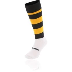 Koolite Max Premium Sports Socks Hoops Black / Amber