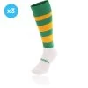 Men's Koolite Max Premium Sports Socks Hoops 3 Pack Green / Amber -Sports Equipment Discount Store kmpr s03 0 gen gnamxx 79 p1 2