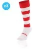 Kids' Koolite Max Premium Sports Socks Hoops 3 Pack Red / White 2 Kids' Koolite Max Premium Sports Socks Hoops 3 Pack Red / White -Sports Equipment Discount Store kmpr s03 0 gen rdwhxx adlt p1 5