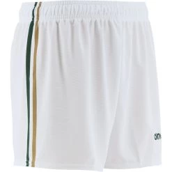 Mourne Shorts White / Gold / Green