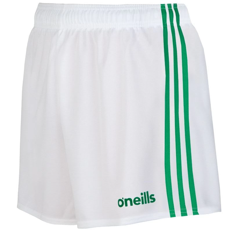 Mourne Shorts White / Green 3 Mourne Shorts White / Green