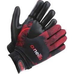 Oakland GAA Gloves Black / Red