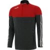 Men's Osprey Brushed Half Zip Top Red / Black / White