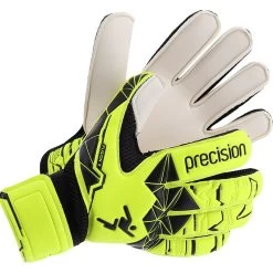Precision Fusion X Flat Cut Essential GK Gloves Flo Yellow / Black