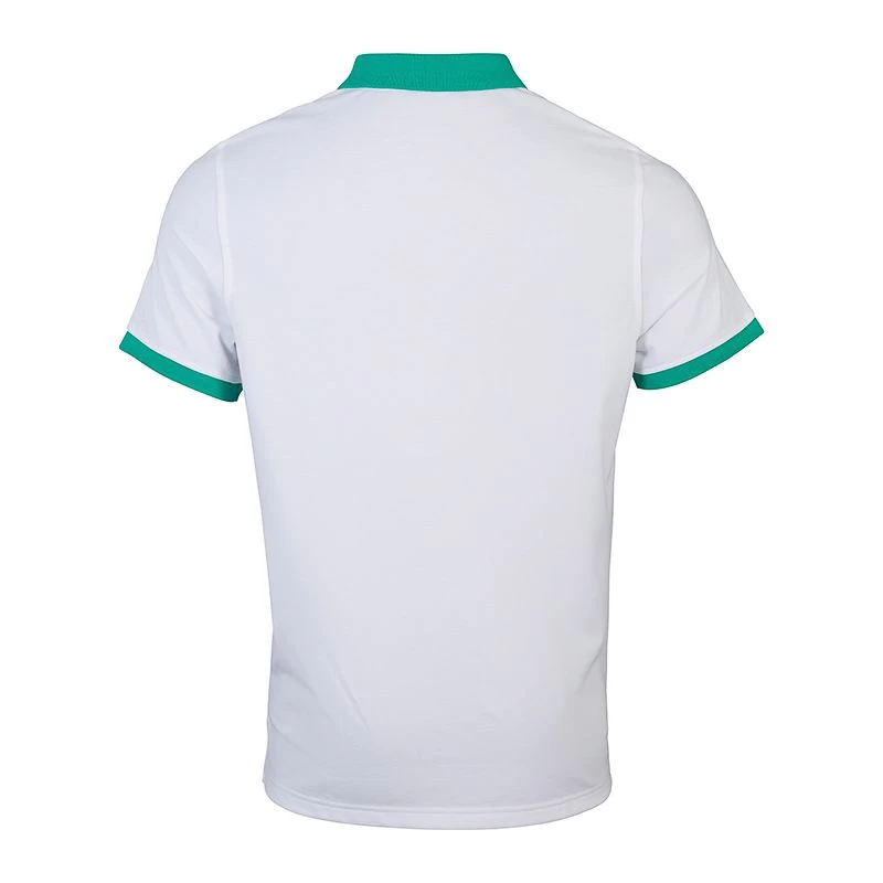 Canterbury Ireland Rugby IRFU 2023/24 Men's Team Polo Shirt Bright White / Deep Mint 4 Canterbury Ireland Rugby IRFU 2023/24 Men's Team Polo Shirt Bright White / Deep Mint - Image 2