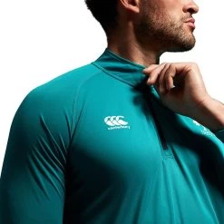 Canterbury Ireland Rugby IRFU 2023/24 Men's Vapodri First Layer Quarter Zip Deep Lake / Evening Blue -Sports Equipment Discount Store q a005298as6 w2