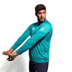 Canterbury Ireland Rugby IRFU 2023/24 Men's Vapodri First Layer Quarter Zip Deep Lake / Evening Blue -Sports Equipment Discount Store q a005298as6 x2