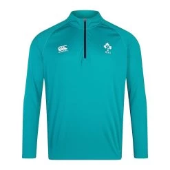 Canterbury Ireland Rugby IRFU 2023/24 Men's Vapodri First Layer Quarter Zip Deep Lake / Evening Blue