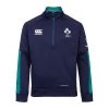 Canterbury Ireland Rugby IRFU 2023/24 Kids' Half Zip Training Top Evening Blue / Deep Lake