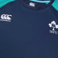 Canterbury Ireland Rugby IRFU 2023/24 Men's Training T-Shirt Evening Blue / Deep Lake -Sports Equipment Discount Store q a007573at2 z1