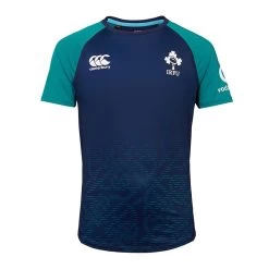Canterbury Ireland Rugby IRFU 2023/24 Kids' Training T-Shirt Evening Blue / Deep Lake