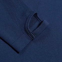 Canterbury Ireland Rugby IRFU 2023/24 Men's Seamless First Layer Quarter Zip Top Evening Blue -Sports Equipment Discount Store q a007600t54 z3