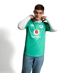 Canterbury Ireland Rugby IRFU 2023/24 Men's Home Pro Jersey Deep Mint -Sports Equipment Discount Store q a00761138a x1