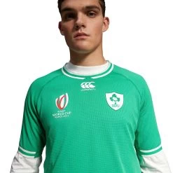 Canterbury Ireland Rugby IRFU 2023/24 Men's Home Pro World Cup Jersey -Sports Equipment Discount Store q a00761438a w1