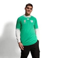 Canterbury Ireland Rugby IRFU 2023/24 Men's Home Pro World Cup Jersey