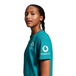 Canterbury Ireland Rugby IRFU 2023/24 Kids' Cotton T-Shirt Deep Lake -Sports Equipment Discount Store q a008314as2 w1