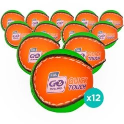 Quick Touch Hurling Ball Green / Orange 12 Pack