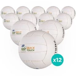 Quick Touch Football White 12 Pack