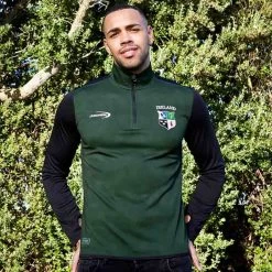 Lansdowne Men's Ireland Quarter Zip Bottle / Navy